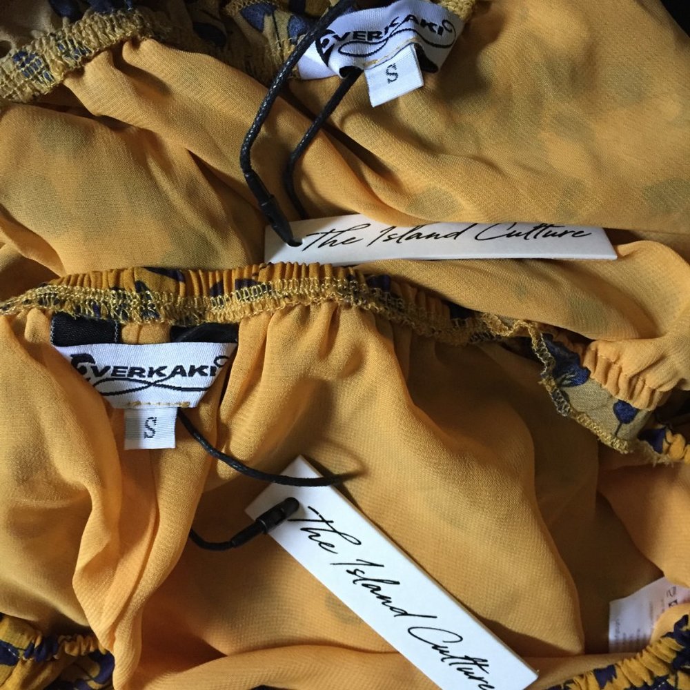 Everkaki Set Off the Shoulder Top and Pants - Picture 8 of 8